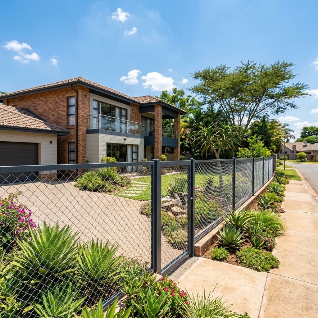 Residential fencing project in Zimbabwe